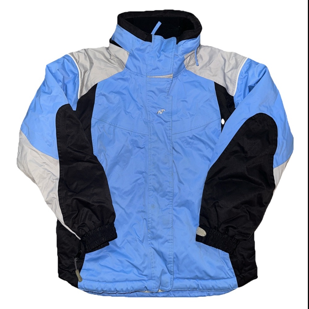 Nordica Ski Jacket Kids Large Blue Coat Snowboard Winter Snow Youth